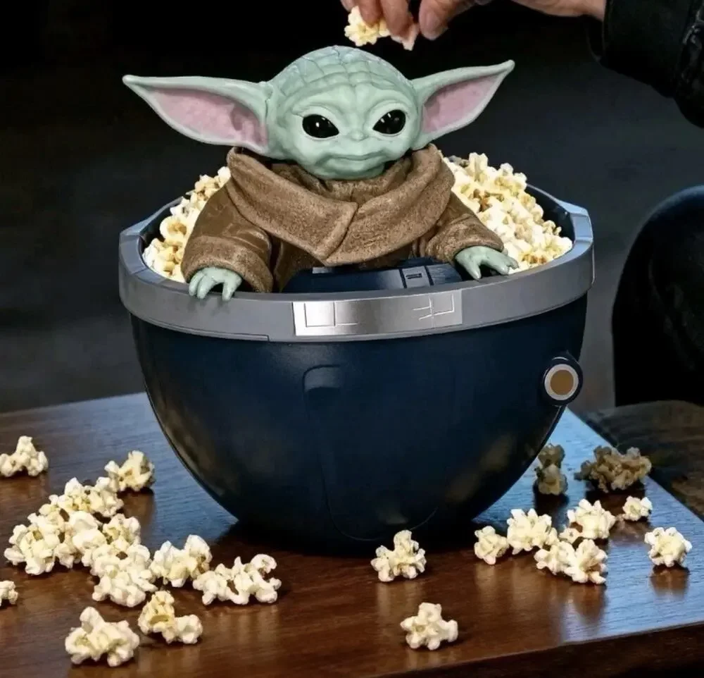 LIMITED Star Wars Mandalorian and Grogu Hover Pram Popcorn Bucket AMC Exclusive